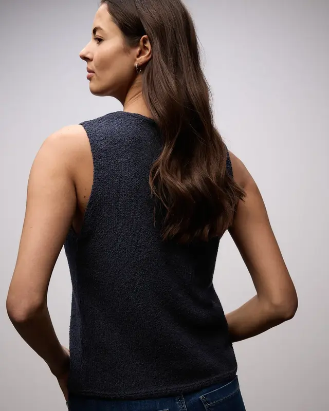 Street One Sleeveless Cardigan - Shadowed Navy