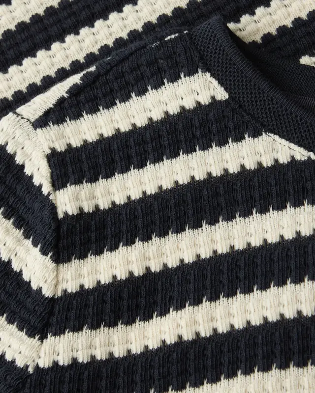 Street One Striped Shirt - Shadowed Navy