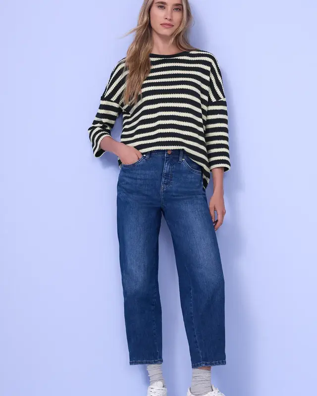 Street One Gestreept Shirt - Shadowed Navy