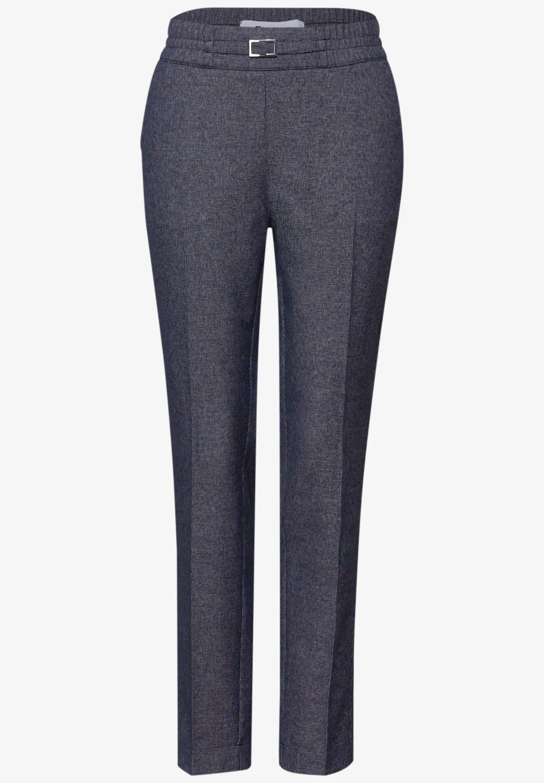 Street One Melange Hose Bonny - Shadowed Navy