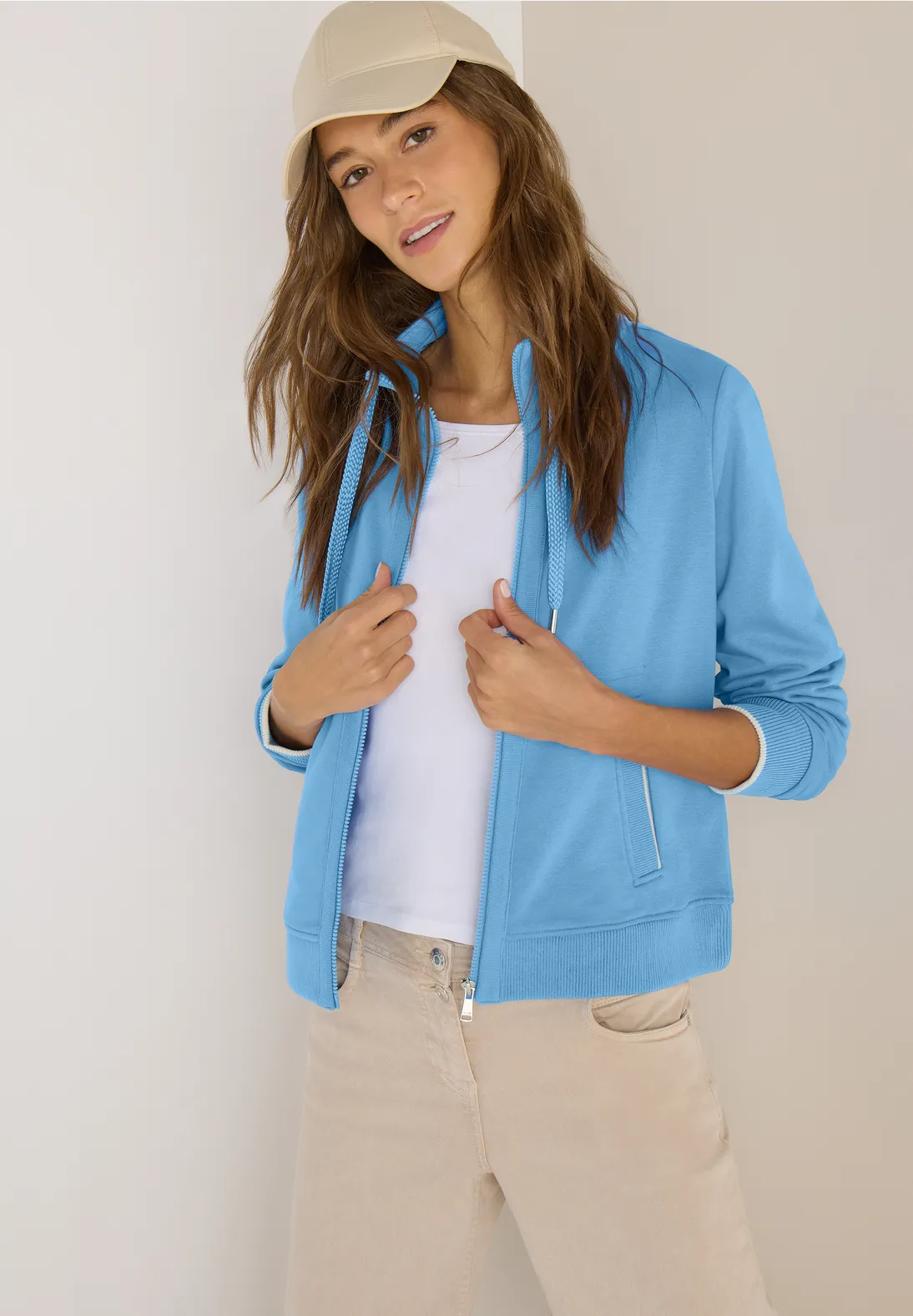 Cecil Leichte Jacke - Fountain Blue