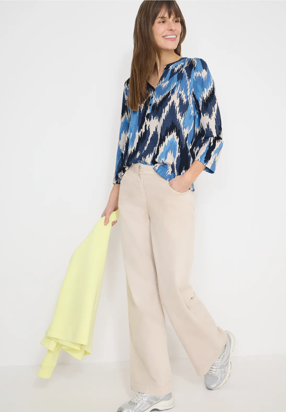 Cecil Shirt im Tunika-Look - Cloud Blue