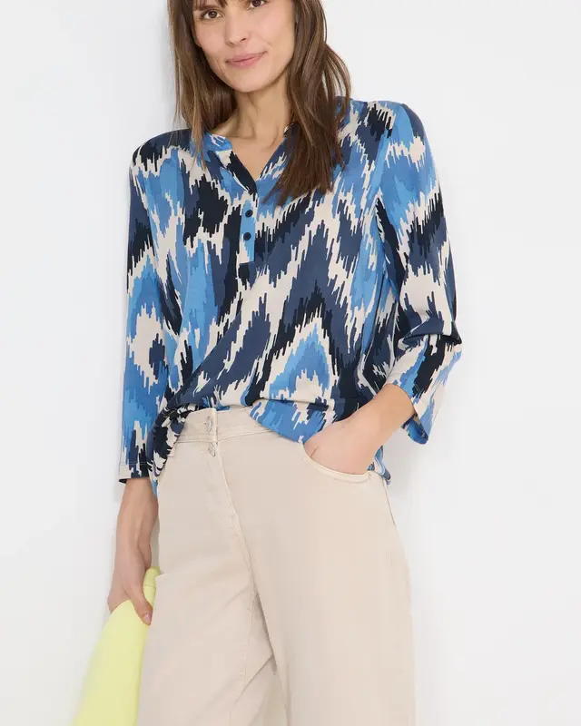 Cecil Shirt im Tunika-Look - Cloud Blue