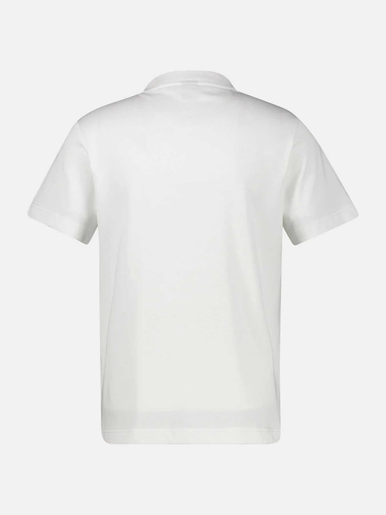 Lerros Katoenen Shirt met Frontprint - Broken White