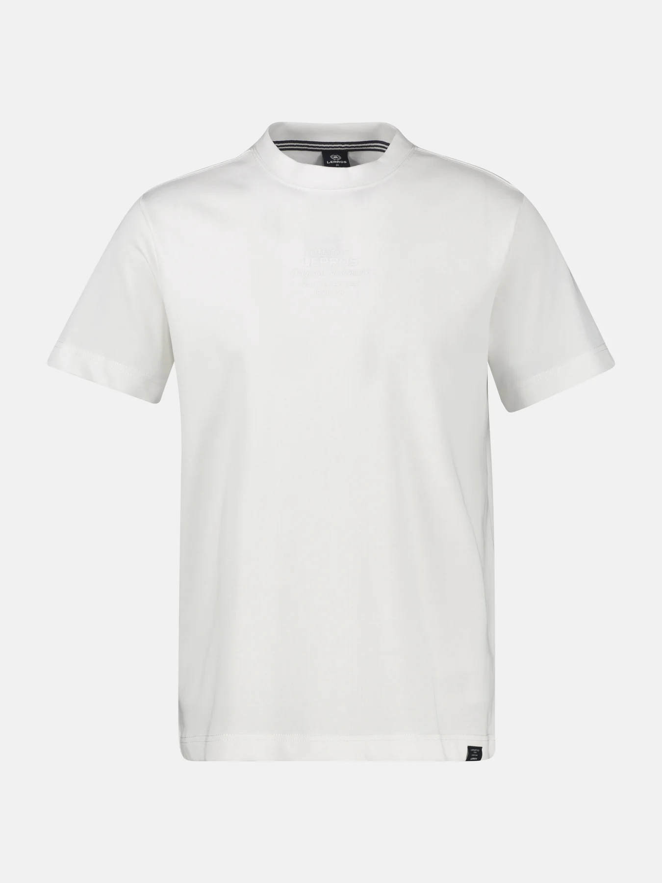 Lerros Shirt with Frontprint - Broken White