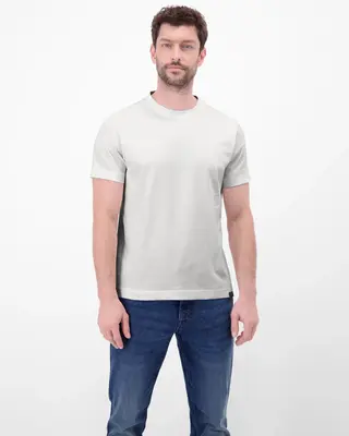 Lerros Shirt mit Frontprint - Broken White