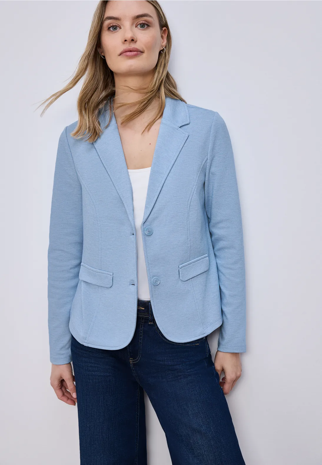 Street One Basic Blazer - Original Blue
