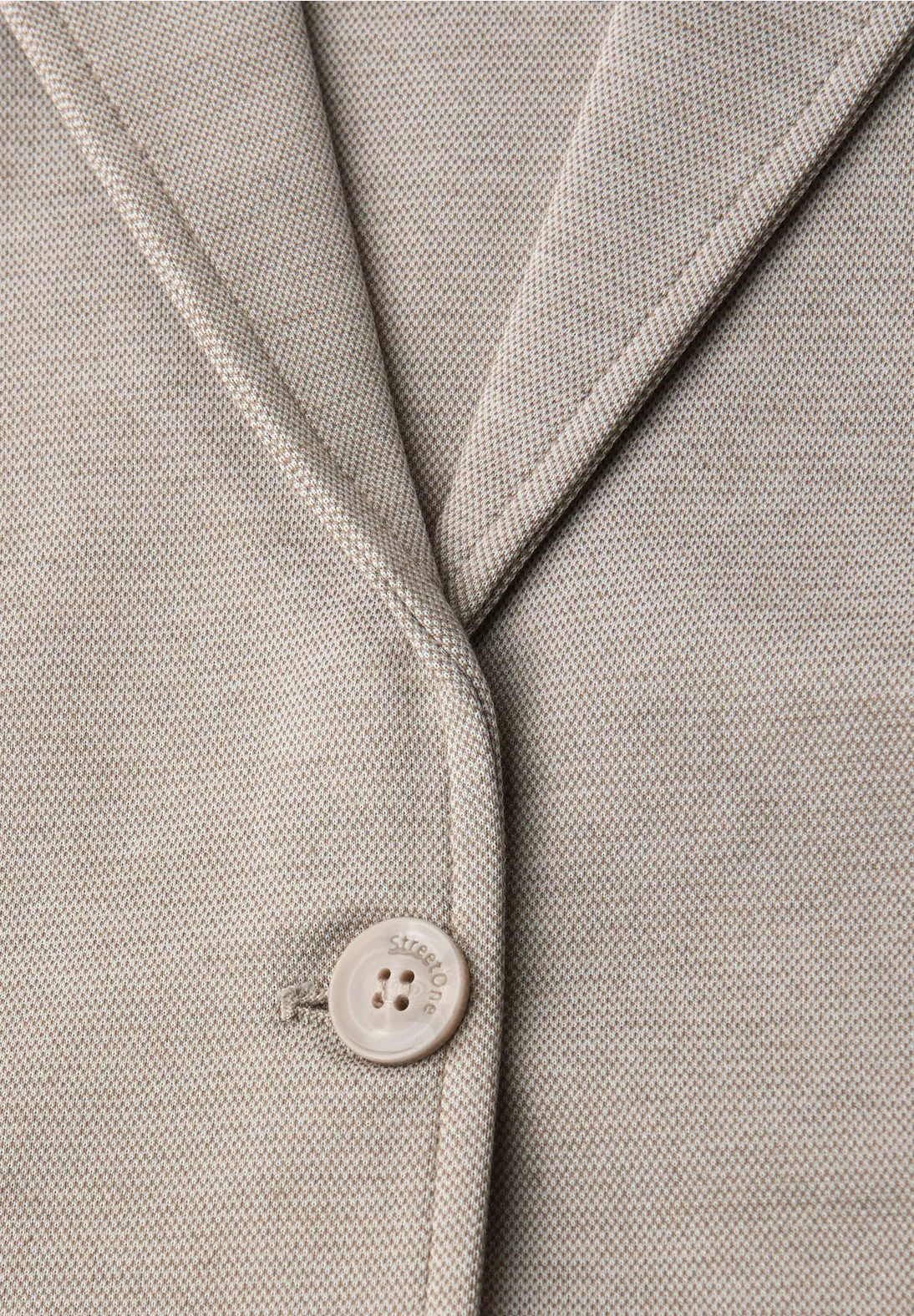 Street One Basic Blazer - Light Terra Mocha