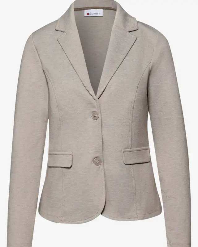 Street One Basic Blazer - Light Terra Mocha