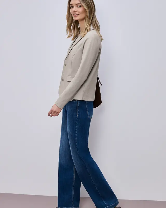 Street One Basic Blazer - Light Terra Mocha