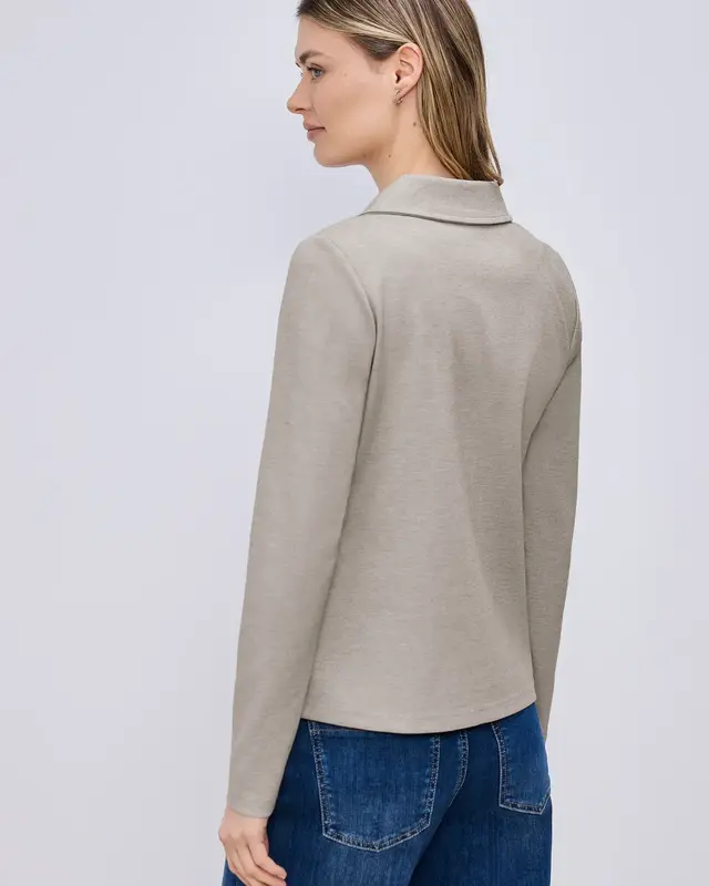 Street One Basic Blazer - Light Terra Mocha