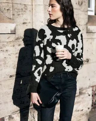 Street One Studio Trui met Ronde Hals - Black