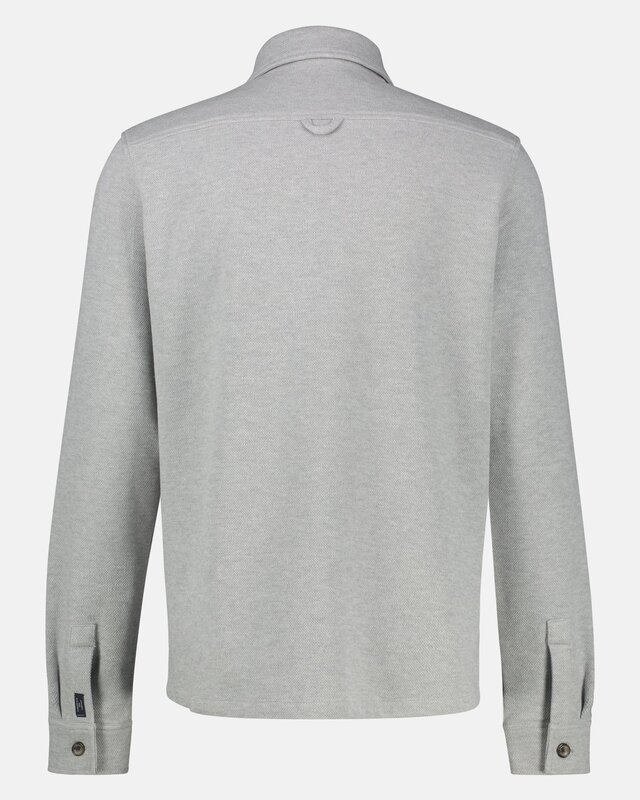 Lerros Hemdjacke Piqué - Storm Grey Melange