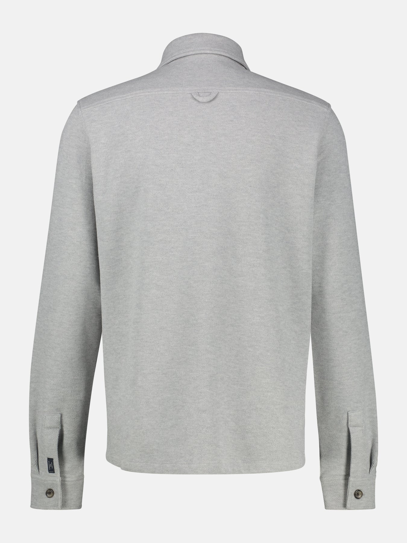 Lerros Shirtjacket Piqué - Storm Grey Melange