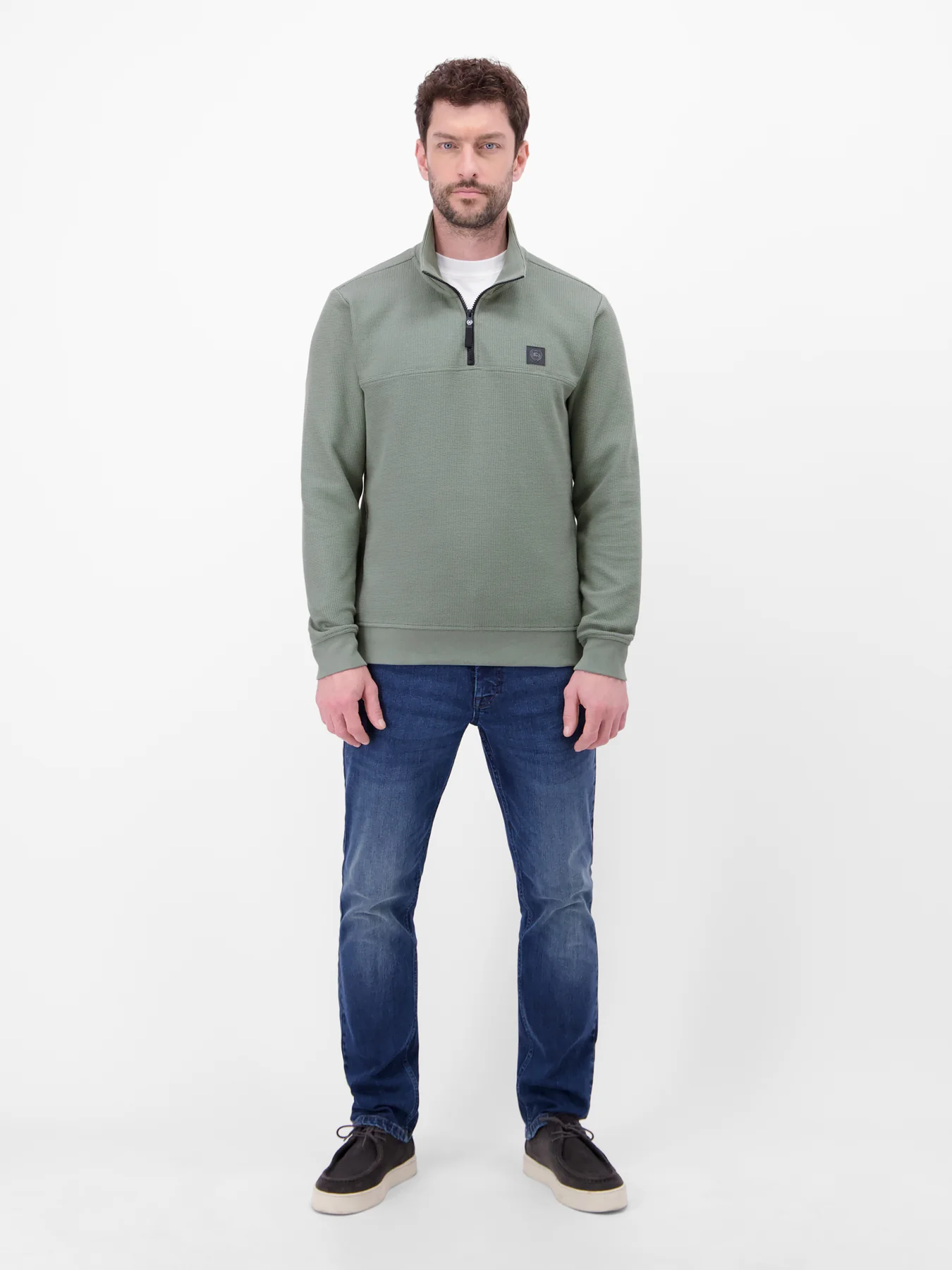 Lerros Troyer Trui Wafelstructuur - Storm Grey