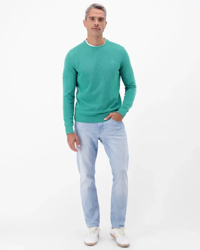 Lerros Structuur Trui - Soft Teal