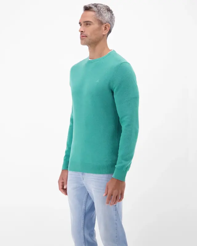 Lerros Struktur Pullover - Soft Teal