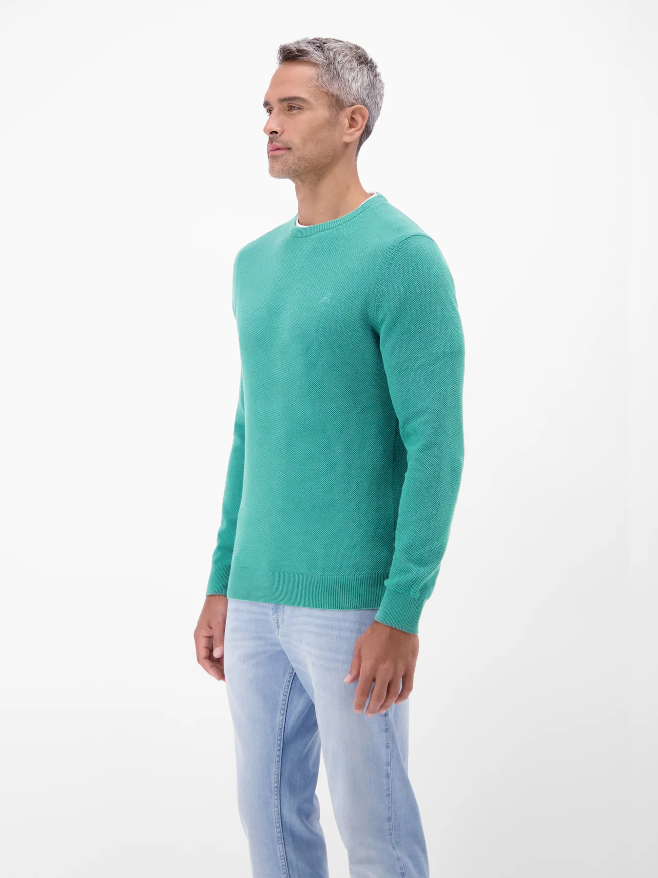 Lerros Struktur Pullover - Soft Teal