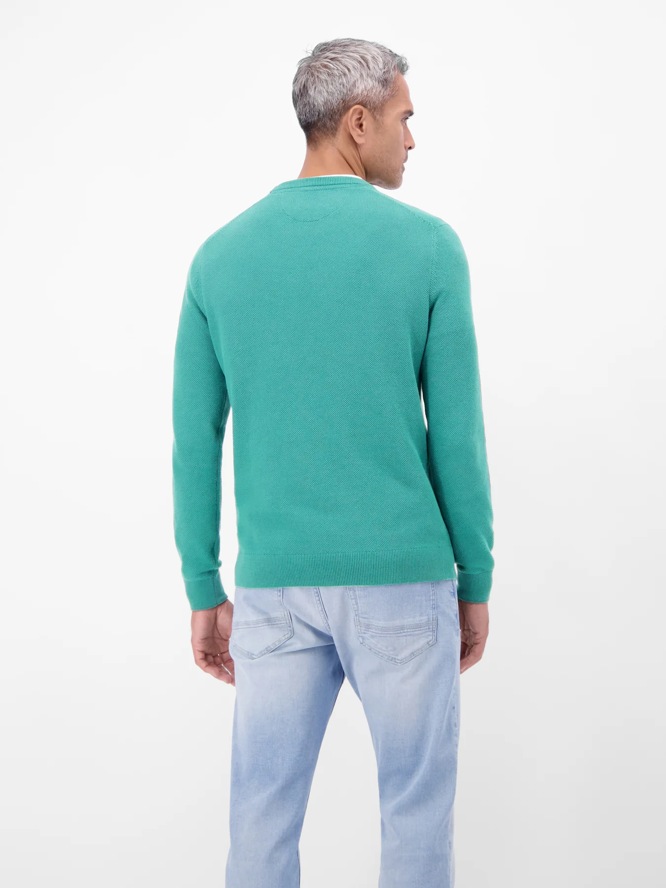Lerros Struktur Pullover - Soft Teal