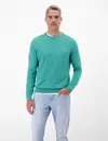 Lerros Structuur Trui - Soft Teal