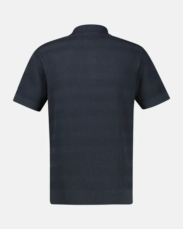 Lerros Unifarbe Poloshirt - Classic Navy