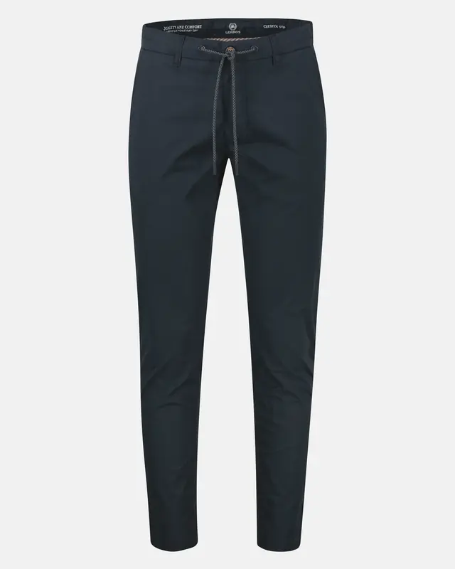 Lerros Leichte Chino mit Kordelzug - Blue Night