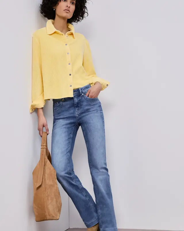 Street One Bootcut Jeans Blaire - Light Blue Wash