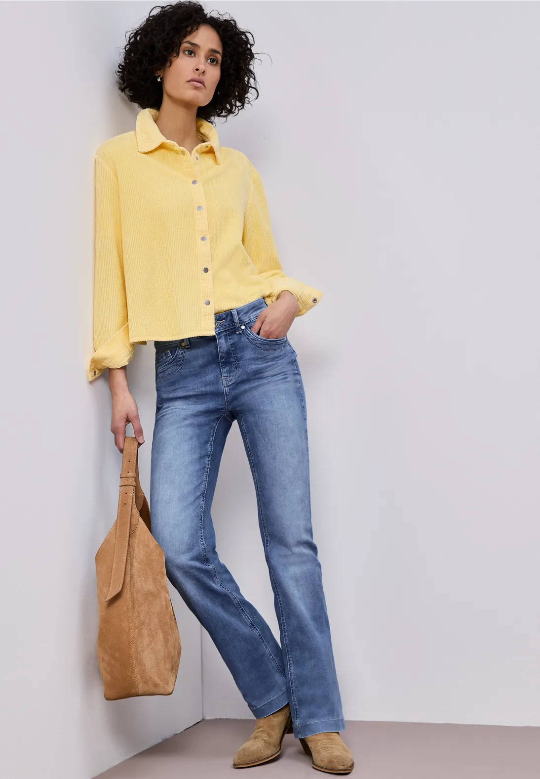 Street One Bootcut Jeans Blaire - Light Blue Wash