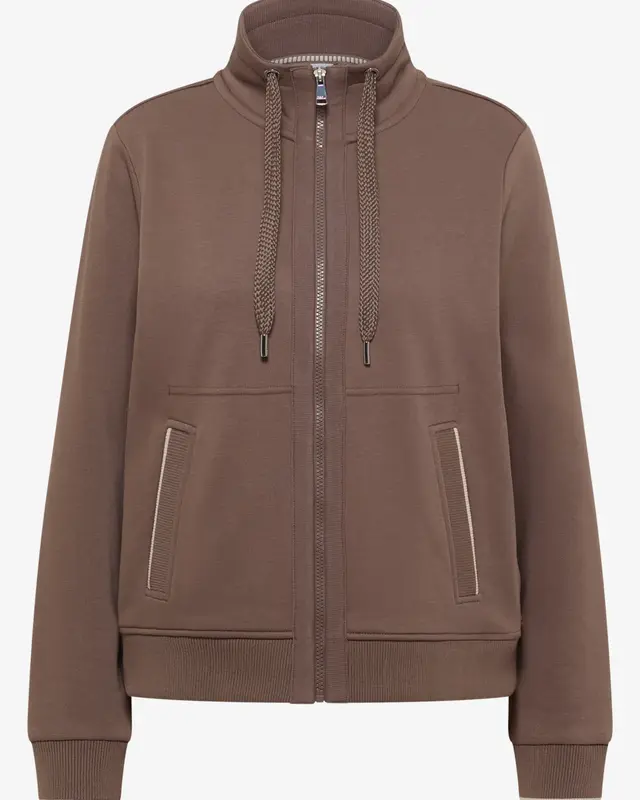Cecil Lichtgewicht Sweatjack - Urban Taupe