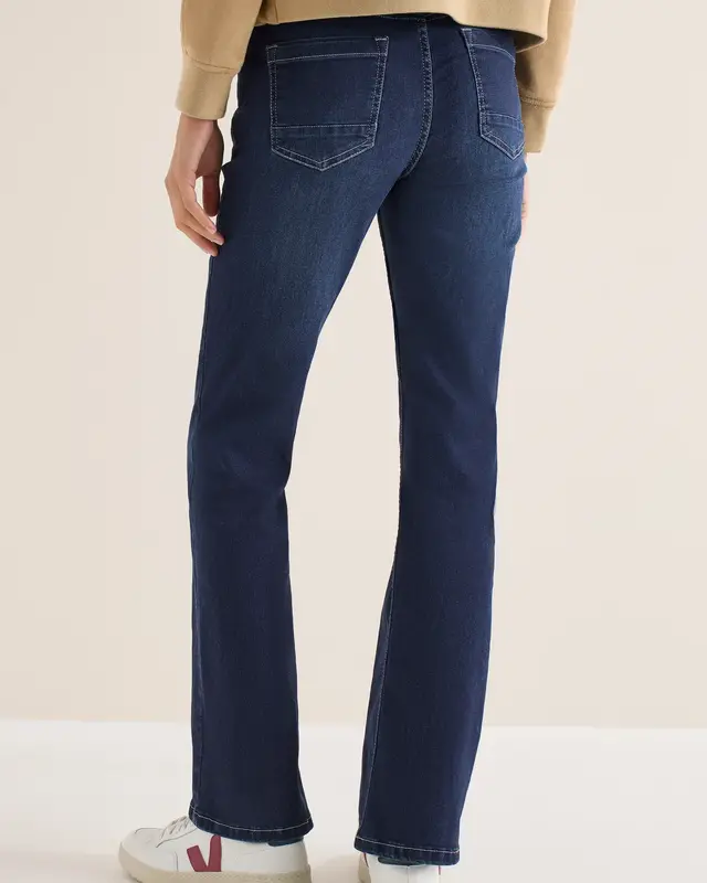 Cecil Bootcut Jeans Toronto - Dark Blue Wash