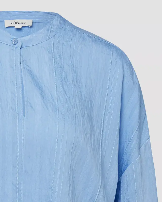 S. Oliver Structured Blouse - Blue