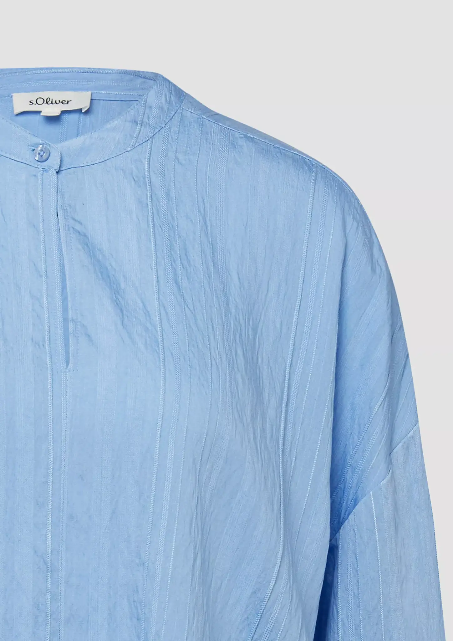S. Oliver Gestructureerde Blouse - Blue
