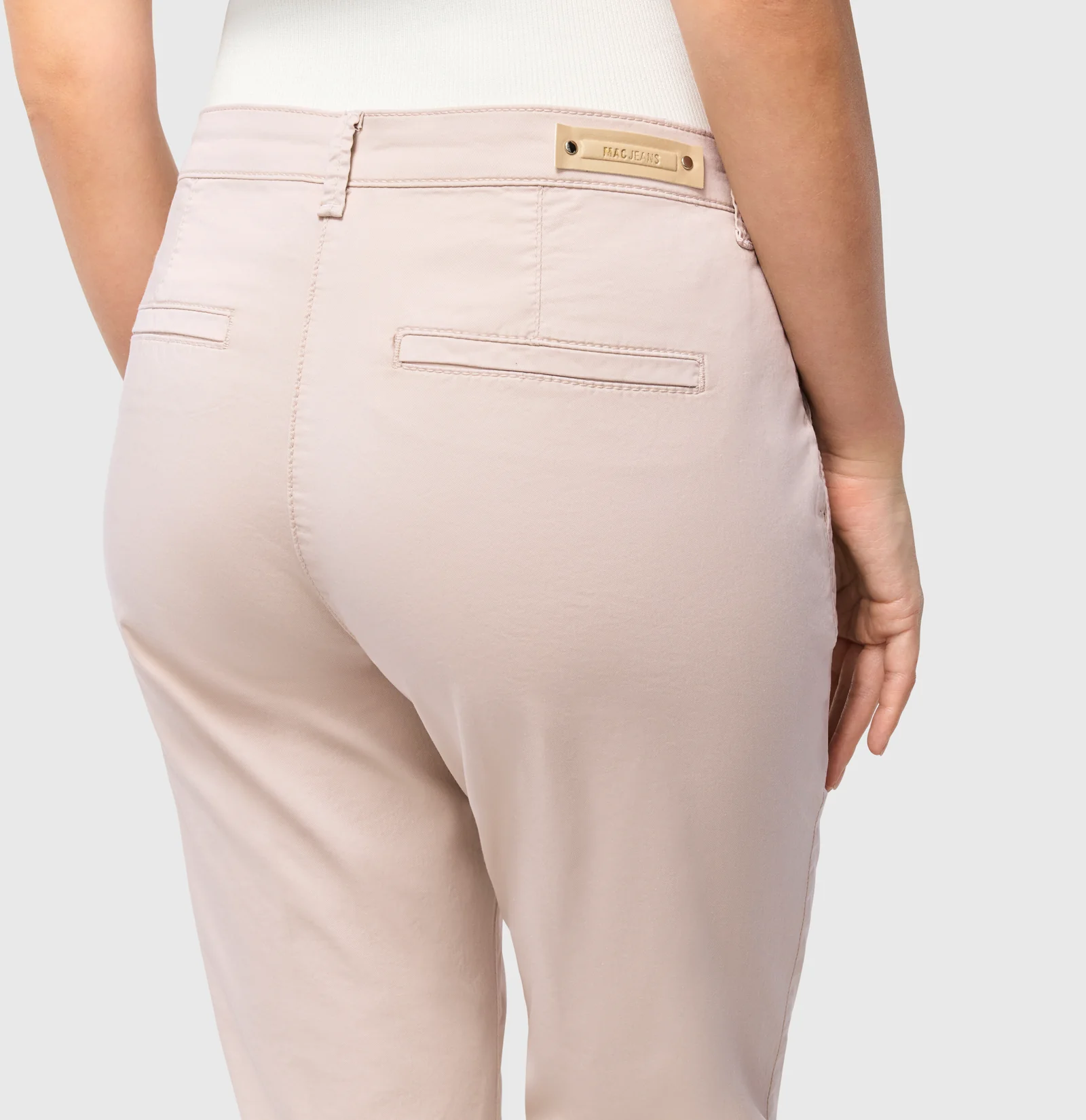 Mac Jeans Chino Turn-Up - Ivory PPT