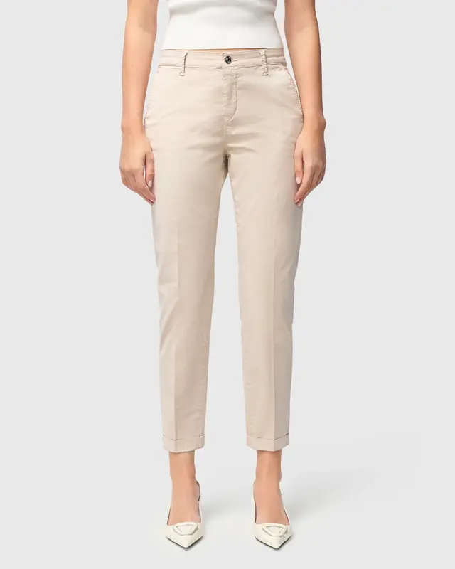 Mac Jeans Chino Turn-Up - Ivory PPT