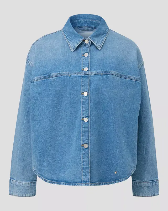 S. Oliver Denim Blouse - Blue Denim