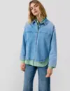 S. Oliver Denim Blouse - Blue Denim