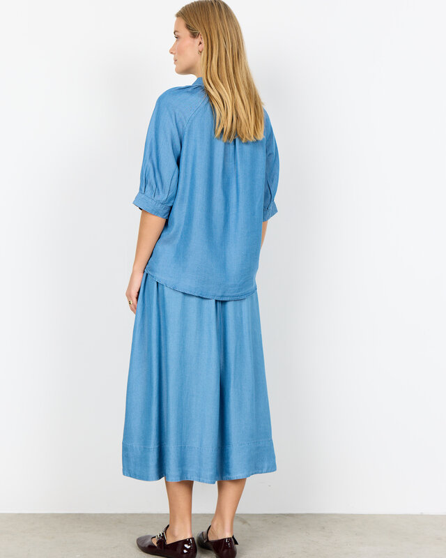 Soyaconcept Bluse Liv 50 - Medium Blue