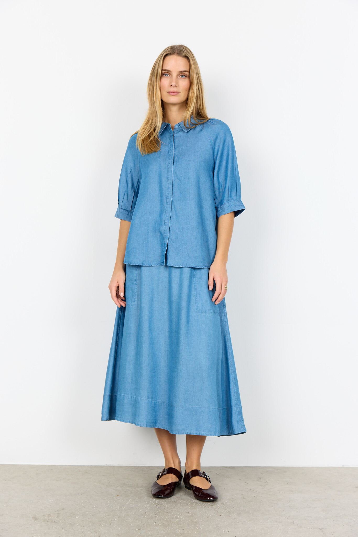 Soyaconcept Blouse Liv 50 - Medium Blue