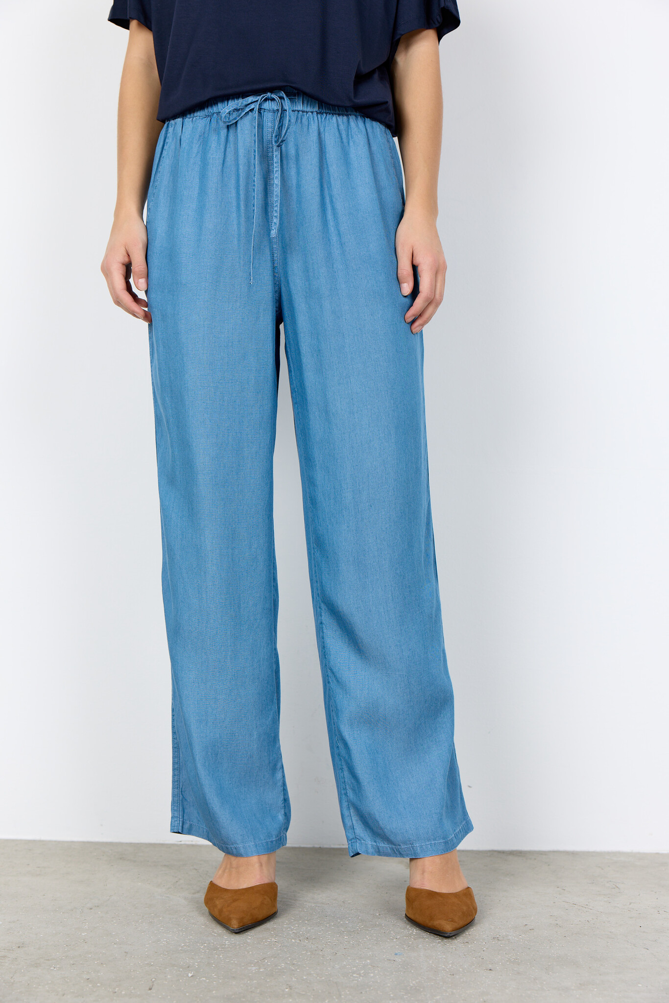 Soyaconcept Pants Liv 53-C - Medium Blue