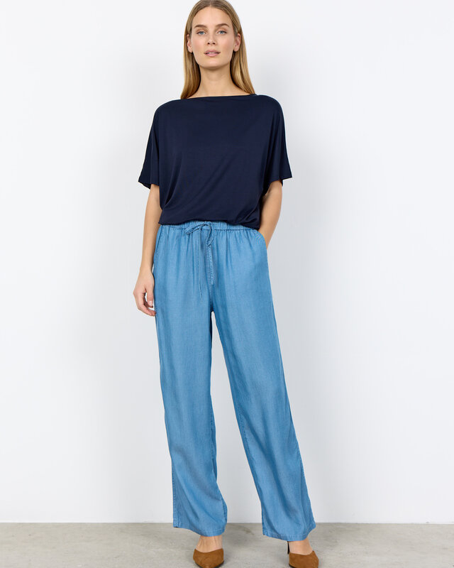 Soyaconcept Broek Liv 53-C - Medium Blue