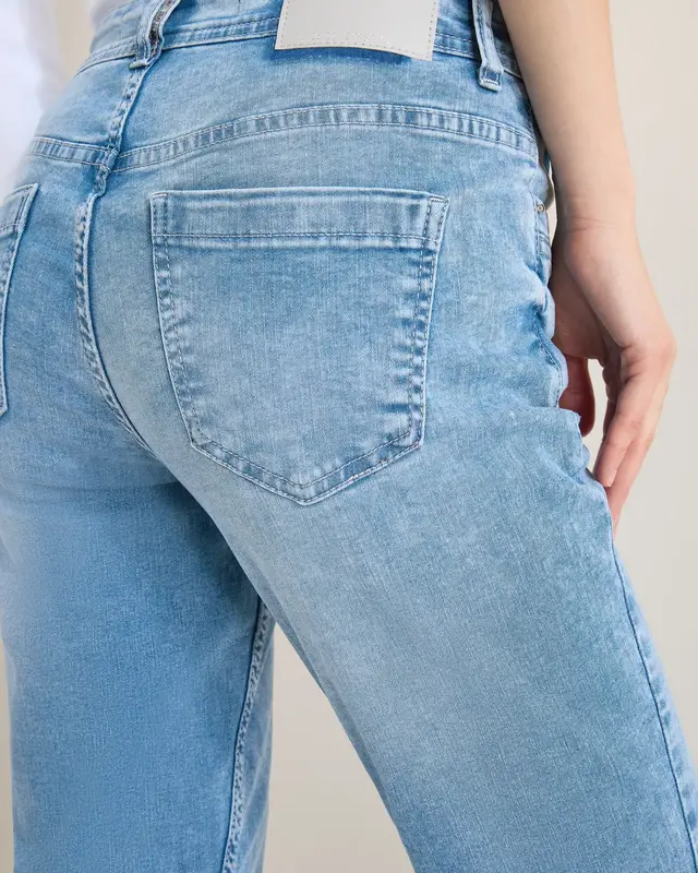 Cecil Slim Leg Jeans Scarlett - Authentic Used Wash