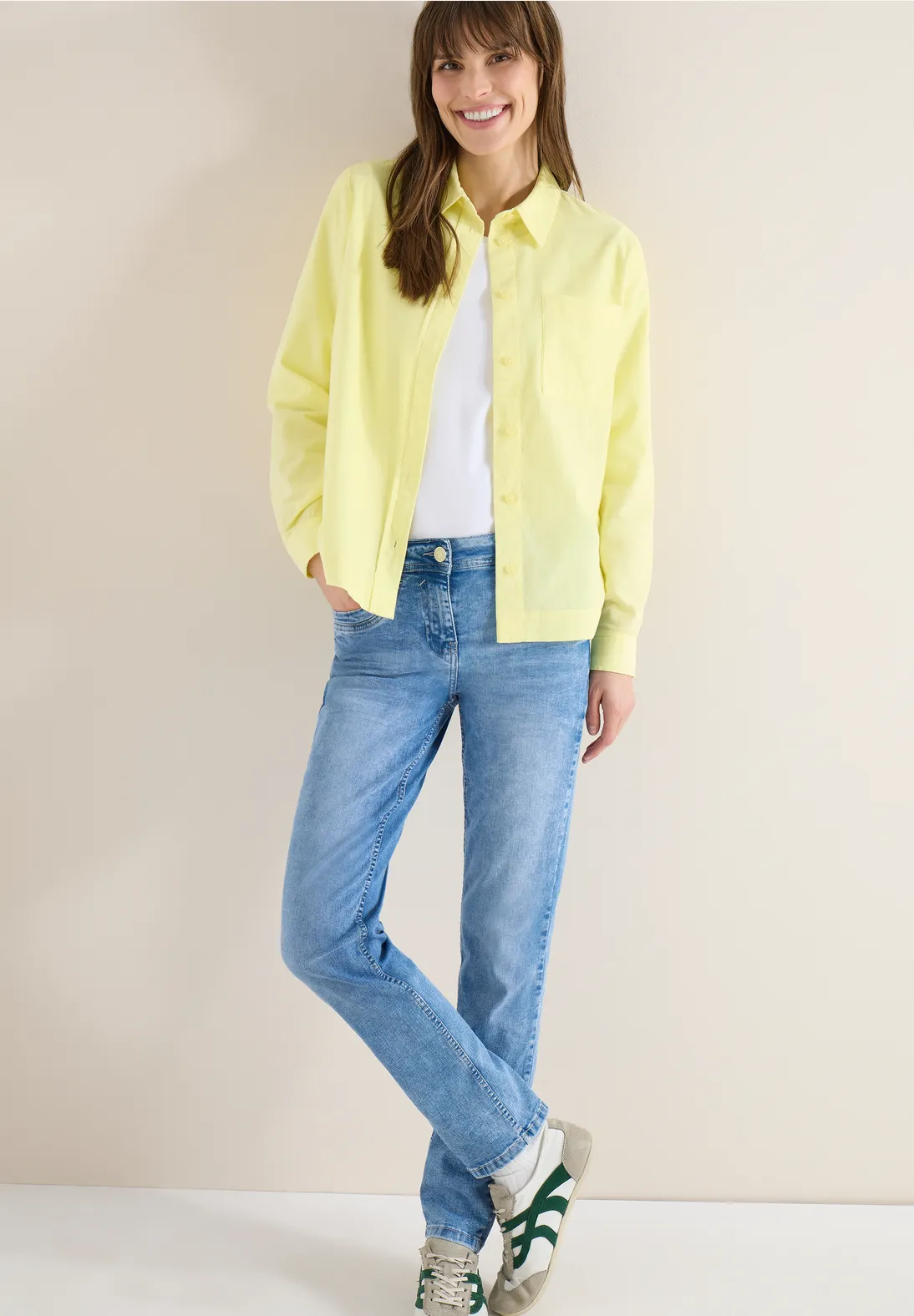 Cecil Slim Leg Jeans Scarlett - Authentic Used Wash