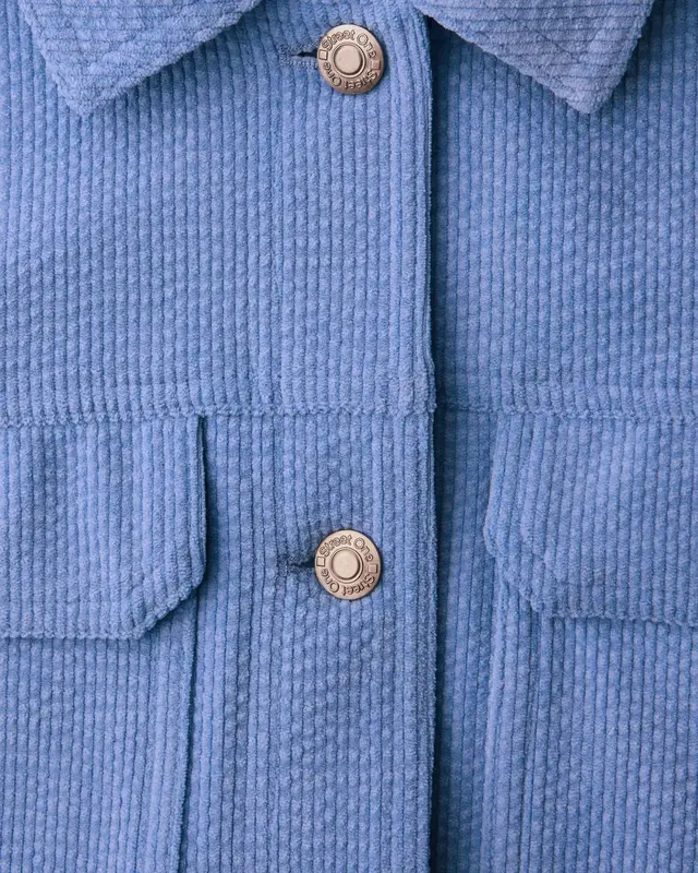 Street One Studio Overshirt in Unifarbe - Blue Echo