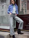 Street One Studio Overshirt in Unifarbe - Blue Echo