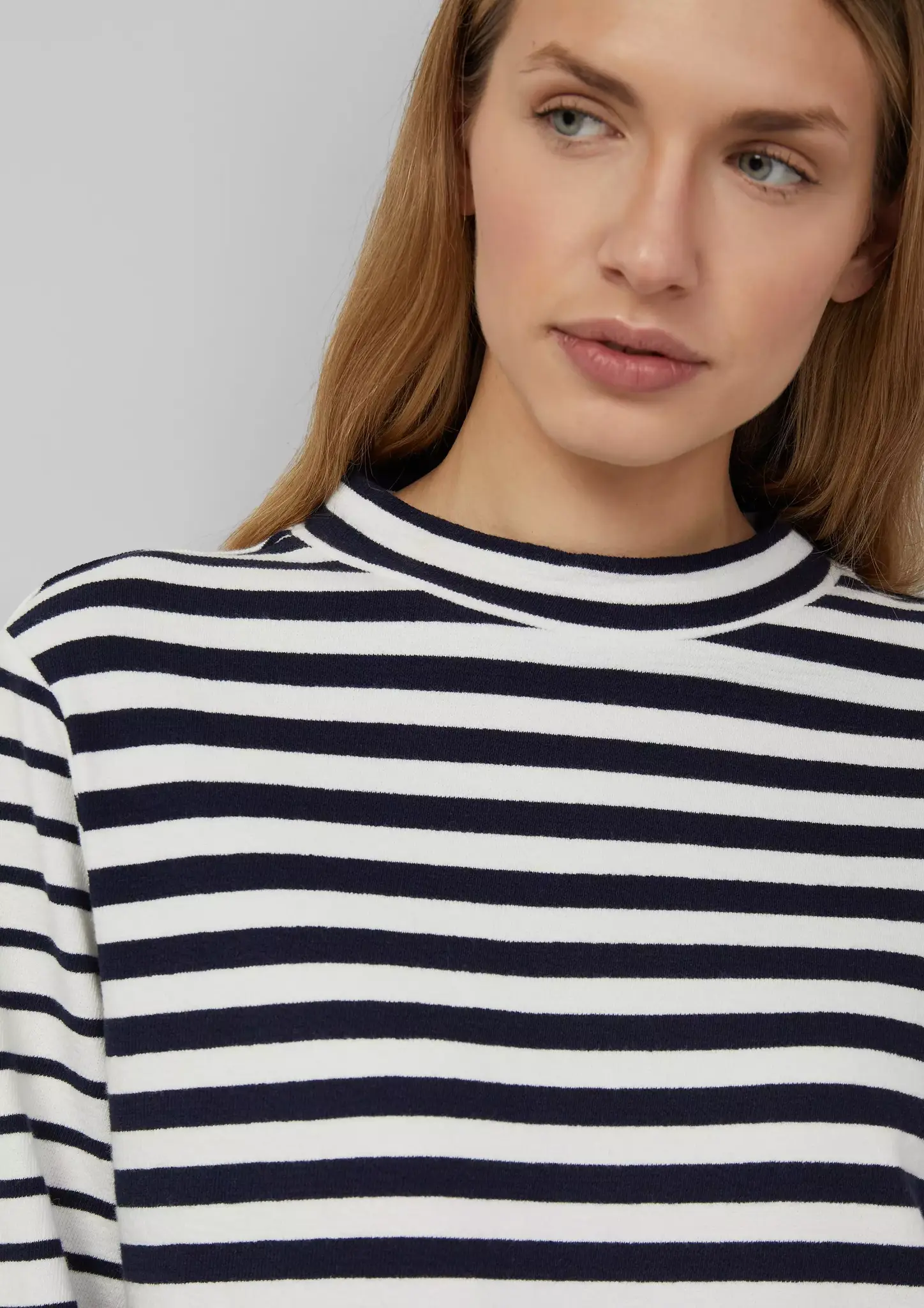S. Oliver Streifen Sweatshirt - Navy