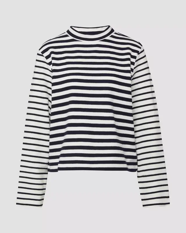 S. Oliver Streifen Sweatshirt - Navy