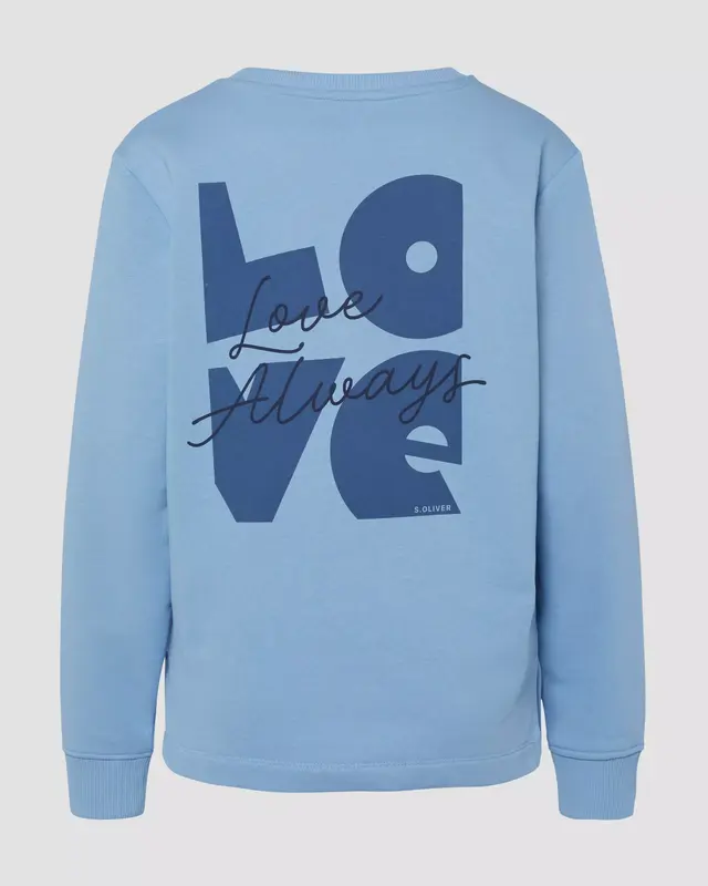 S. Oliver Backprint Sweatshirt - Blue