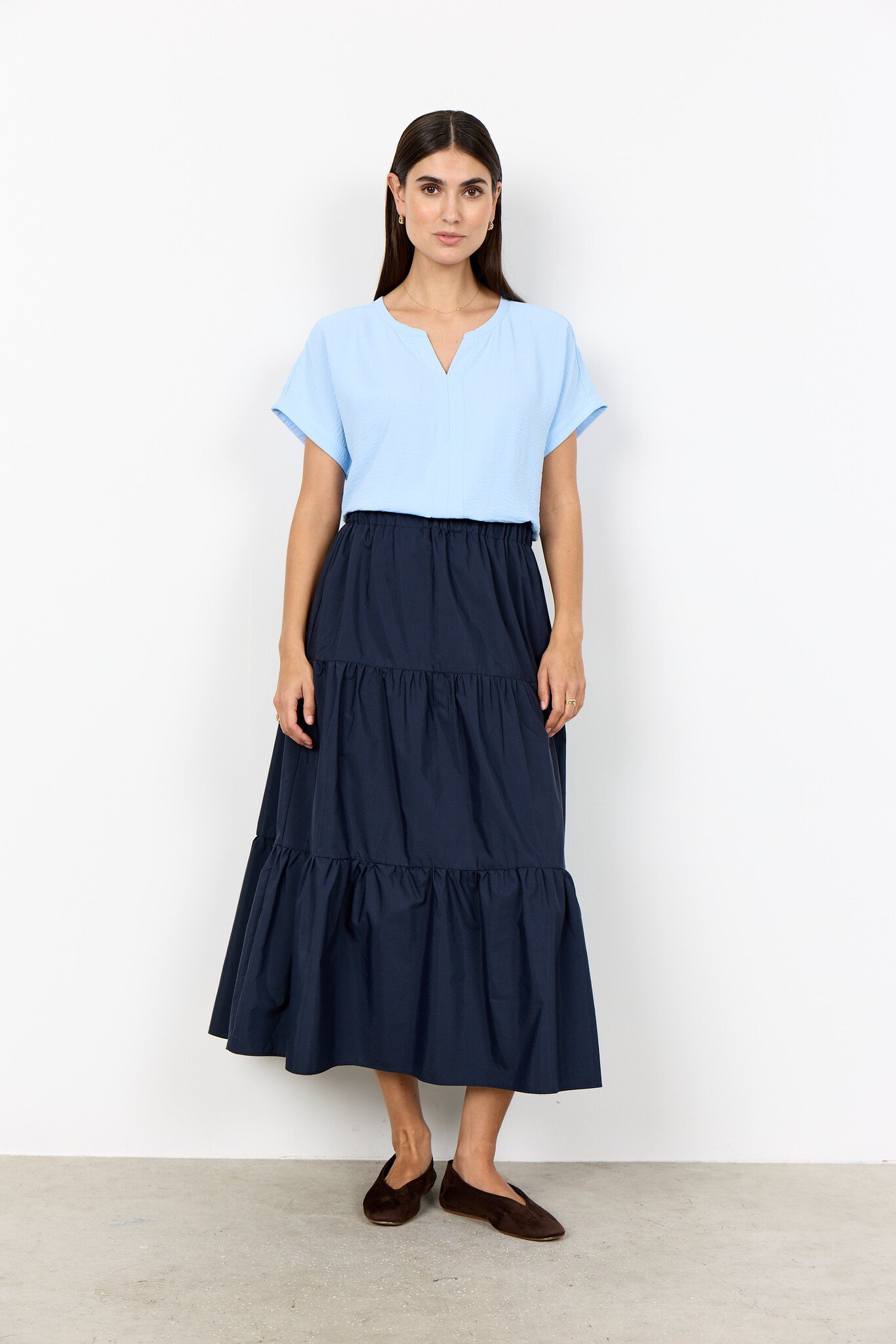 Soyaconcept Bluse Cath 1 - Windsurfer Blue