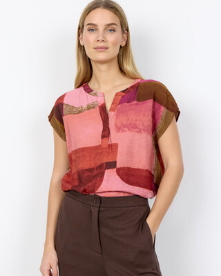 Soyaconcept Blouse Catania 1 - Rapture Rose Combi