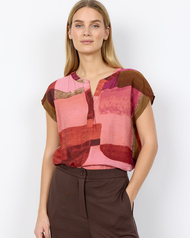 Soyaconcept Blouse Catania 1 - Rapture Rose Combi